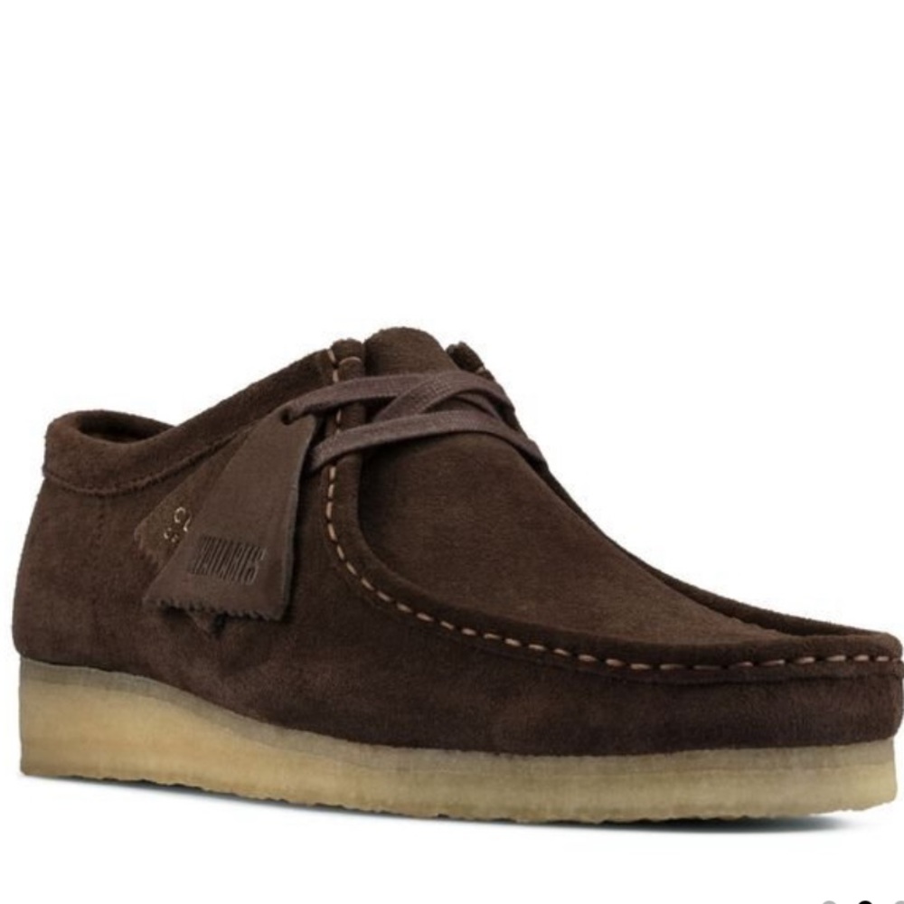 Clarks Brown Suede Moccasins